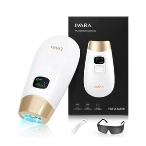 IPL Hair Removal - LVARA Permanent Laser Hair Removal Device for Women Men - FDA